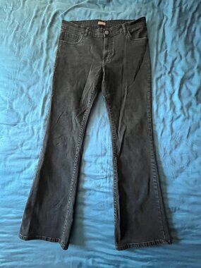 Run & Fly unisex flare jeans - black - 36L